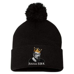 Notorious R.B.G. Ruther Bader Ginsburg Pom Pom 12in Knit Beanie