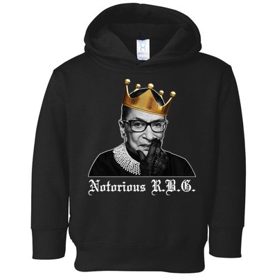 Notorious R.B.G. Ruther Bader Ginsburg Toddler Hoodie