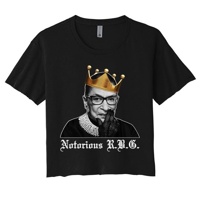 Notorious R.B.G. Ruther Bader Ginsburg Crop Top