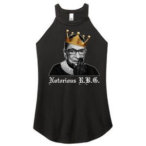 Notorious R.B.G. Ruther Bader Ginsburg Women's Perfect Tri Rocker Tank