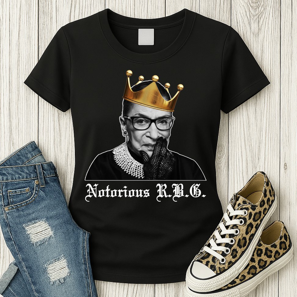 Notorious R.B.G. Ruther Bader Ginsburg Womens T-Shirt