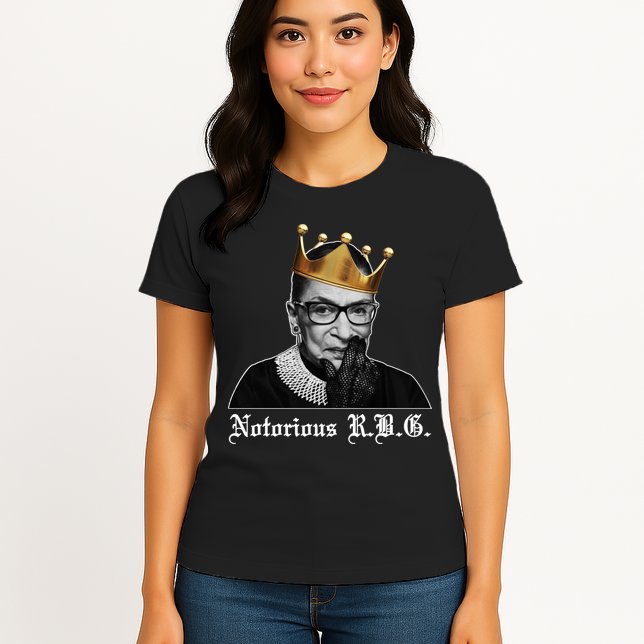 Notorious R.B.G. Ruther Bader Ginsburg Womens T-Shirt
