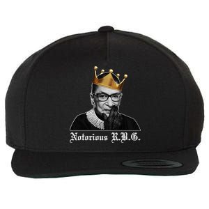 Notorious R.B.G. Ruther Bader Ginsburg Wool Snapback Cap