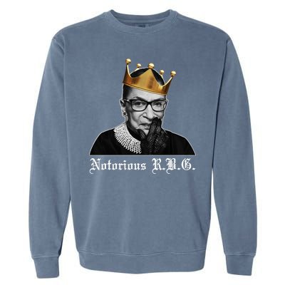 Notorious R.B.G. Ruther Bader Ginsburg Garment-Dyed Sweatshirt