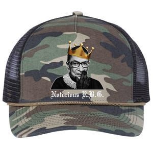 Notorious R.B.G. Ruther Bader Ginsburg Retro Rope Trucker Hat Cap