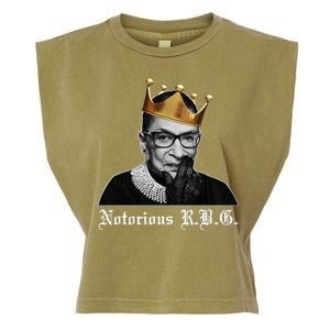 Notorious R.B.G. Ruther Bader Ginsburg Garment-Dyed Women's Muscle Tee