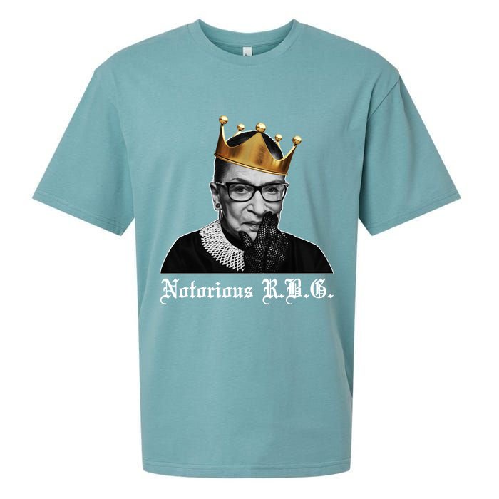 Notorious R.B.G. Ruther Bader Ginsburg Sueded Cloud Jersey T-Shirt