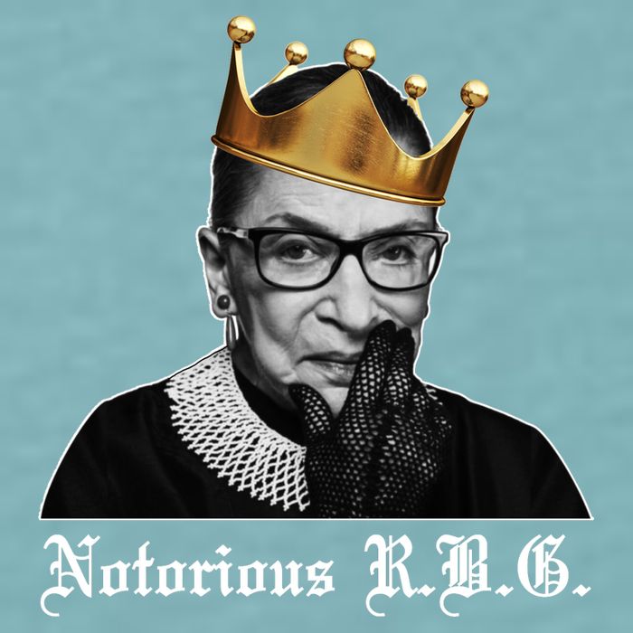 Notorious R.B.G. Ruther Bader Ginsburg Sueded Cloud Jersey T-Shirt
