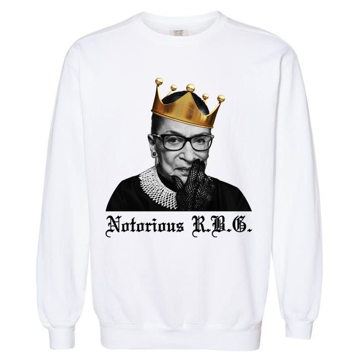 Notorious R.B.G. Ruther Bader Ginsburg Garment-Dyed Sweatshirt