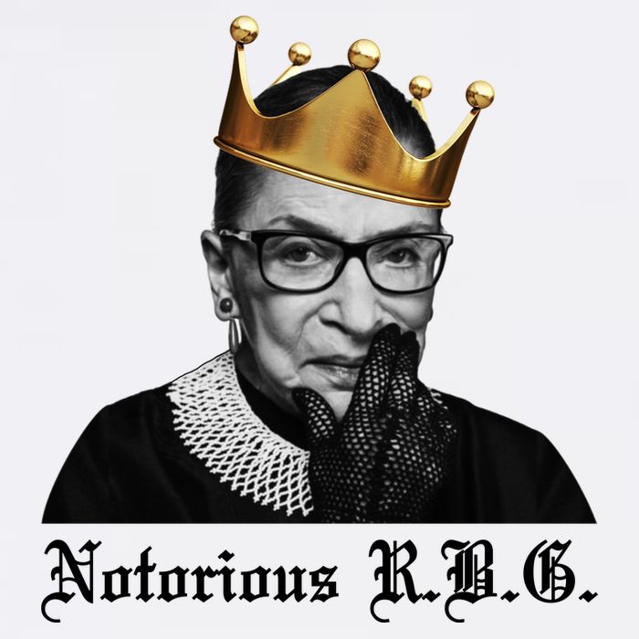Notorious R.B.G. Ruther Bader Ginsburg Garment-Dyed Sweatshirt