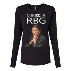 Notorious RBG Womens Cotton Relaxed Long Sleeve T-Shirt