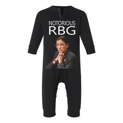 Notorious RBG Infant Fleece One Piece