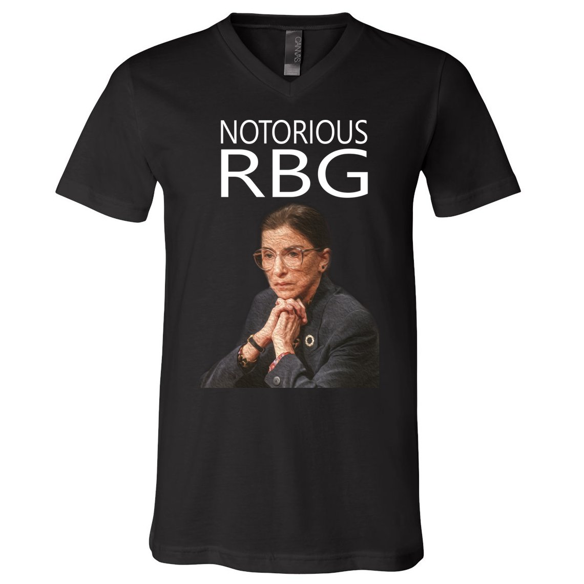 Notorious RBG V-Neck T-Shirt