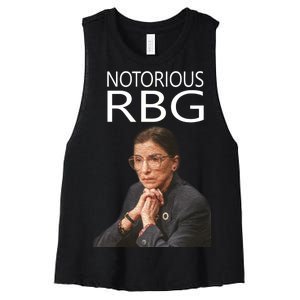 Notorious RBG Women's Racerback Cropped Tank