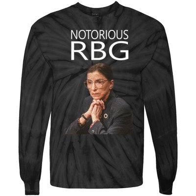Notorious RBG Tie-Dye Long Sleeve Shirt