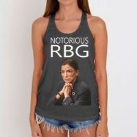 Notorious RBG Women's Knotted Racerback Tank