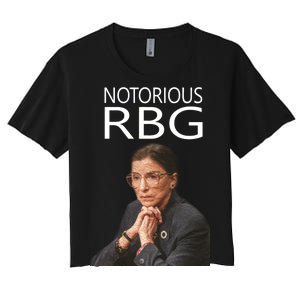 Notorious RBG Women's Crop Top Tee