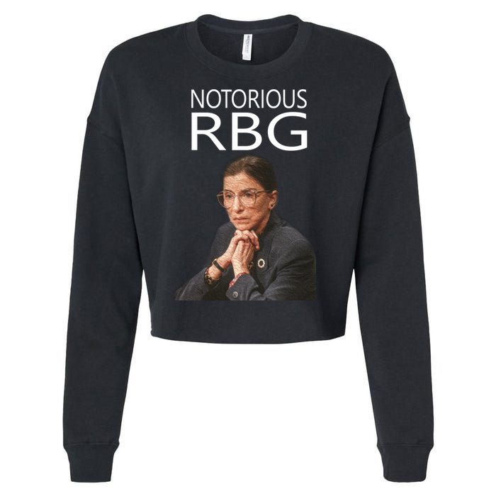 Notorious RBG Cropped Pullover Crew