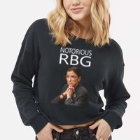 Notorious RBG Cropped Pullover Crew