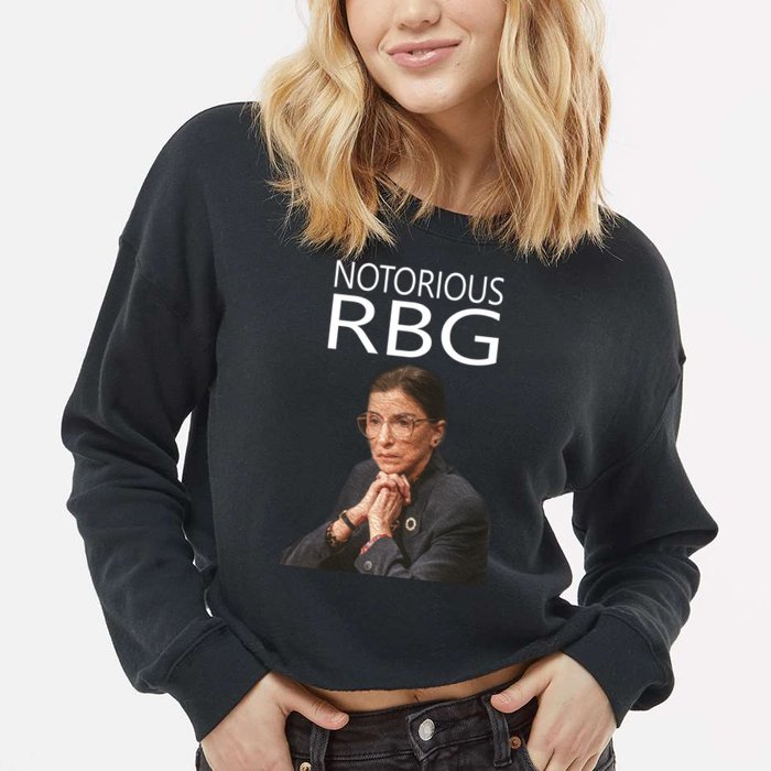 Notorious RBG Cropped Pullover Crew