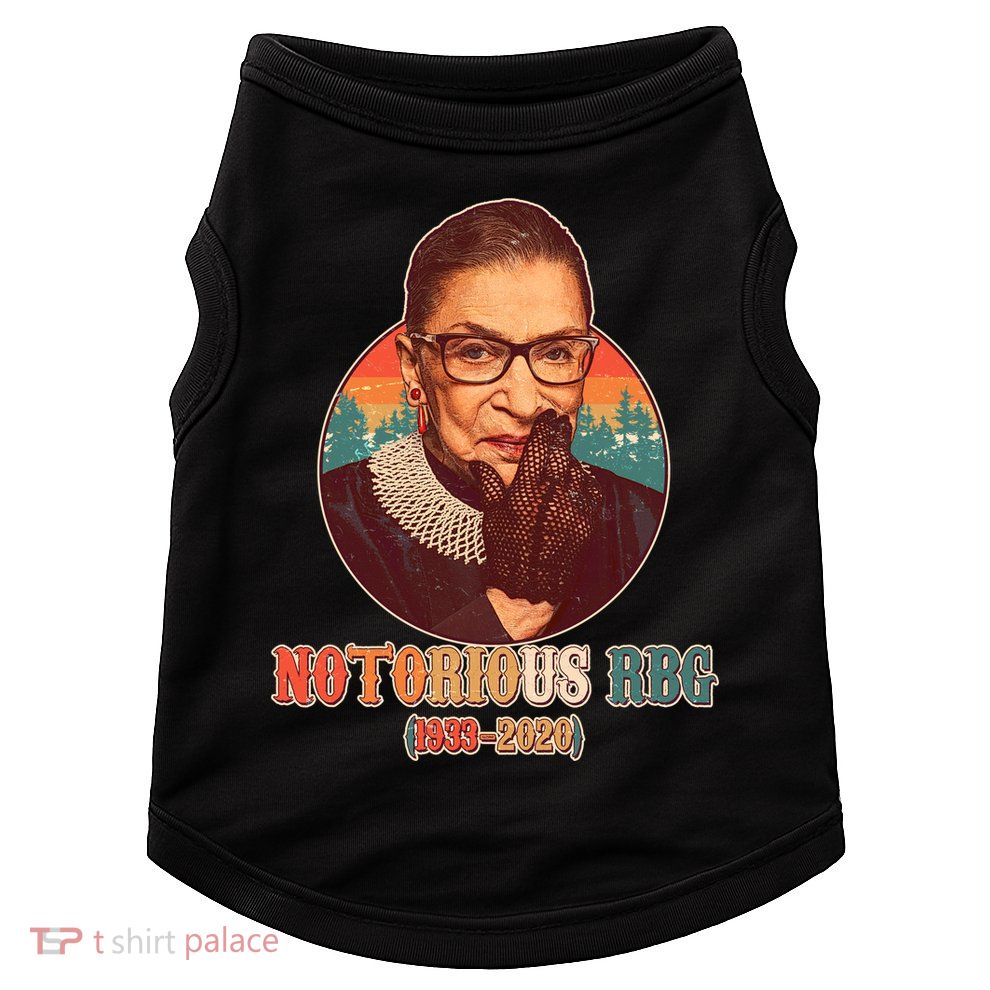 Notorious RBG 1933-2020 Ruth Bader Ginsburg Tribute Doggie Tank