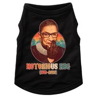 Notorious RBG 1933-2020 Ruth Bader Ginsburg Tribute Doggie Tank