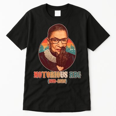 Notorious RBG 1933-2020 Ruth Bader Ginsburg Tribute Tall T-Shirt