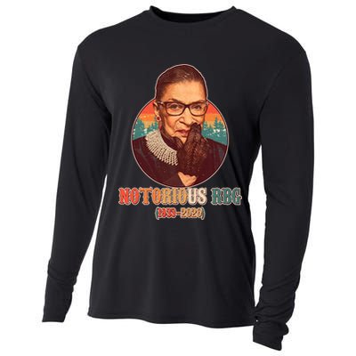 Notorious RBG 1933-2020 Ruth Bader Ginsburg Tribute Cooling Performance Long Sleeve Crew
