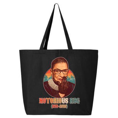 Notorious RBG 1933-2020 Ruth Bader Ginsburg Tribute 25L Jumbo Tote