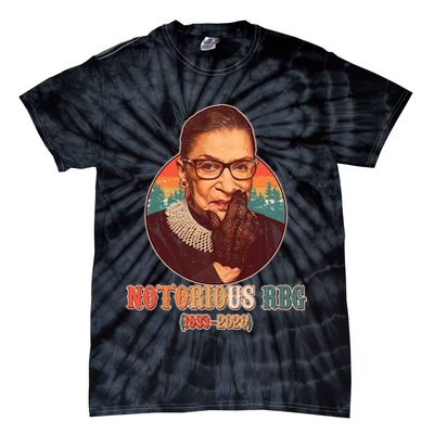Notorious RBG 1933-2020 Ruth Bader Ginsburg Tribute Tie-Dye T-Shirt