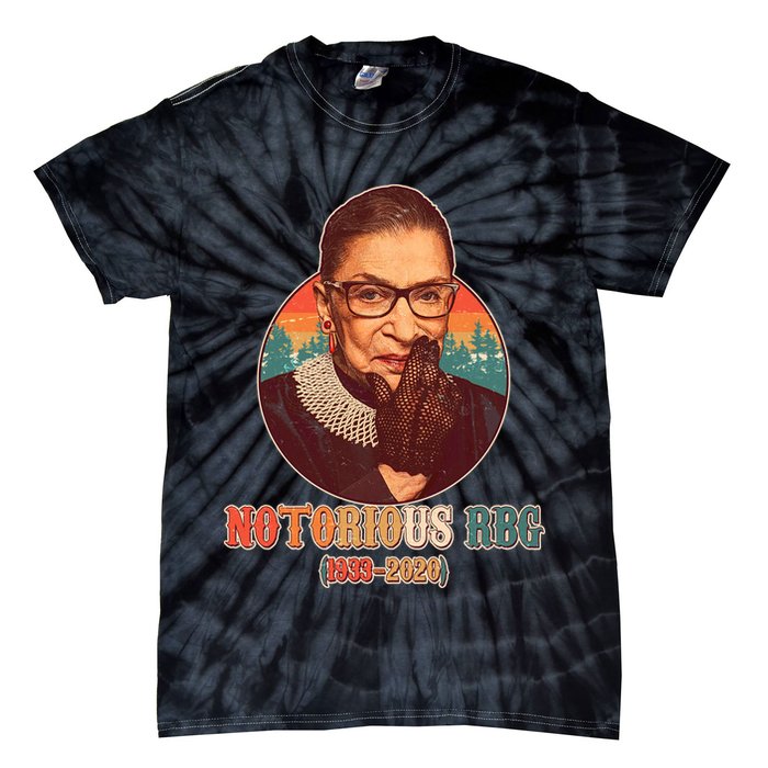Notorious RBG 1933-2020 Ruth Bader Ginsburg Tribute Tie-Dye T-Shirt