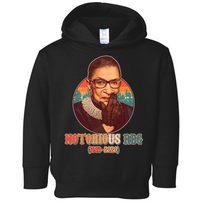 Notorious RBG 1933-2020 Ruth Bader Ginsburg Tribute Toddler Hoodie