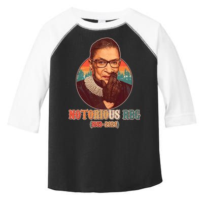 Notorious RBG 1933-2020 Ruth Bader Ginsburg Tribute Toddler Fine Jersey T-Shirt
