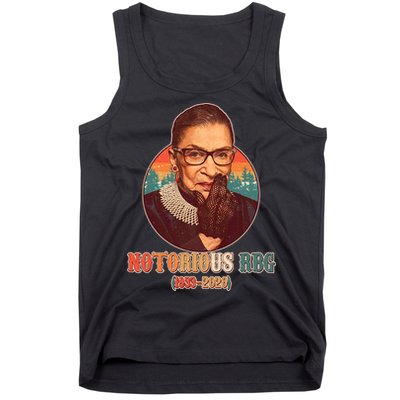 Notorious RBG 1933-2020 Ruth Bader Ginsburg Tribute Tank Top