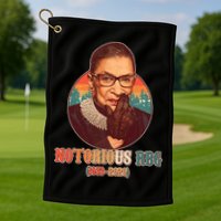 Notorious RBG 1933-2020 Ruth Bader Ginsburg Tribute Golf Towel
