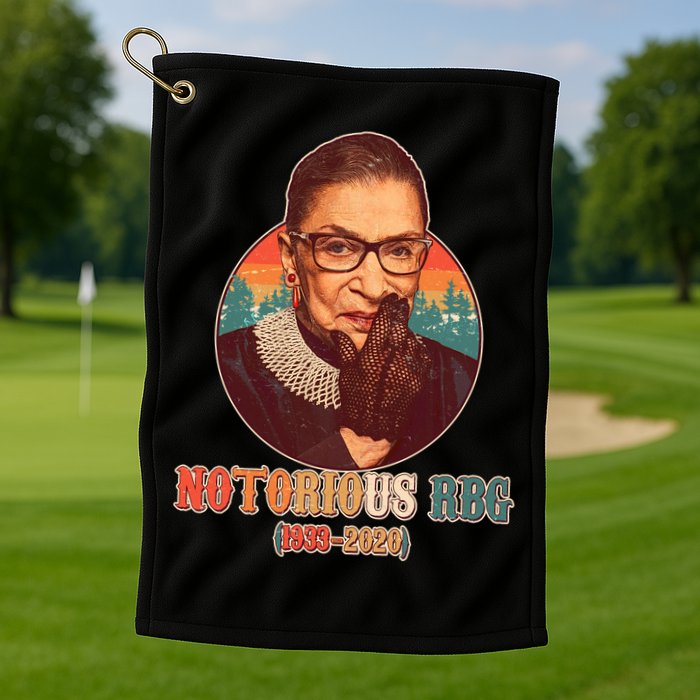 Notorious RBG 1933-2020 Ruth Bader Ginsburg Tribute Golf Towel
