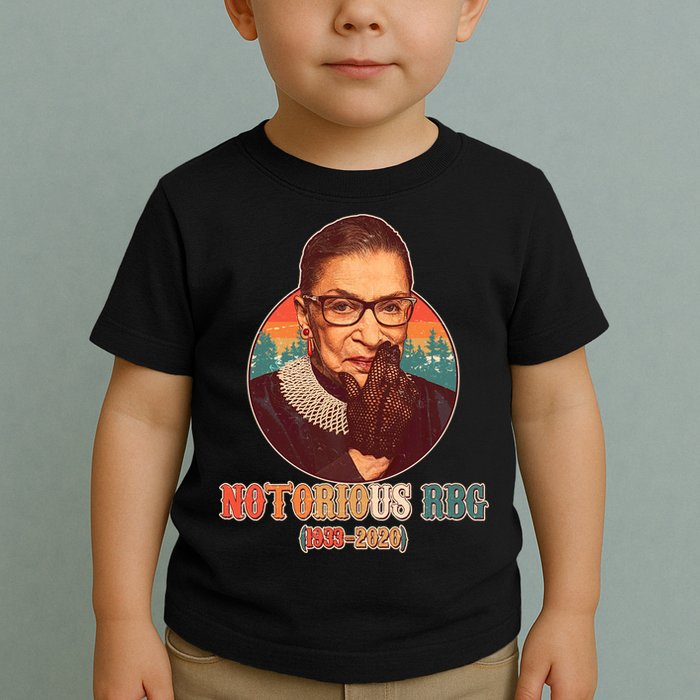 Notorious RBG 1933-2020 Ruth Bader Ginsburg Tribute Toddler T-Shirt