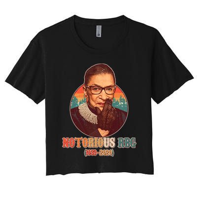 Notorious RBG 1933-2020 Ruth Bader Ginsburg Tribute Crop Top