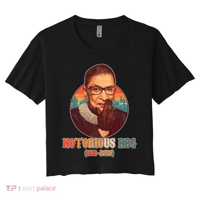 Notorious RBG 1933-2020 Ruth Bader Ginsburg Tribute Crop Top