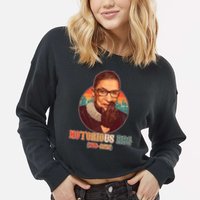 Notorious RBG 1933-2020 Ruth Bader Ginsburg Tribute Cropped Pullover Crew
