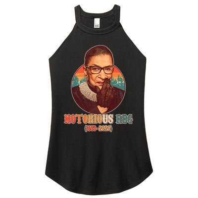 Notorious RBG 1933-2020 Ruth Bader Ginsburg Tribute Women's Perfect Tri Rocker Tank