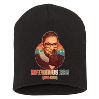 Notorious RBG 1933-2020 Ruth Bader Ginsburg Tribute Short Acrylic Beanie
