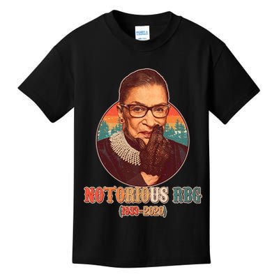 Notorious RBG 1933-2020 Ruth Bader Ginsburg Tribute Kids T-Shirt