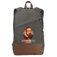 Notorious RBG 1933-2020 Ruth Bader Ginsburg Tribute Cotton Canvas Backpack