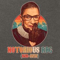 Notorious RBG 1933-2020 Ruth Bader Ginsburg Tribute Cotton Canvas Backpack