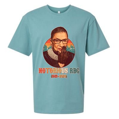 Notorious RBG 1933-2020 Ruth Bader Ginsburg Tribute Sueded Cloud Jersey T-Shirt