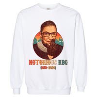 Notorious RBG 1933-2020 Ruth Bader Ginsburg Tribute Garment-Dyed Sweatshirt