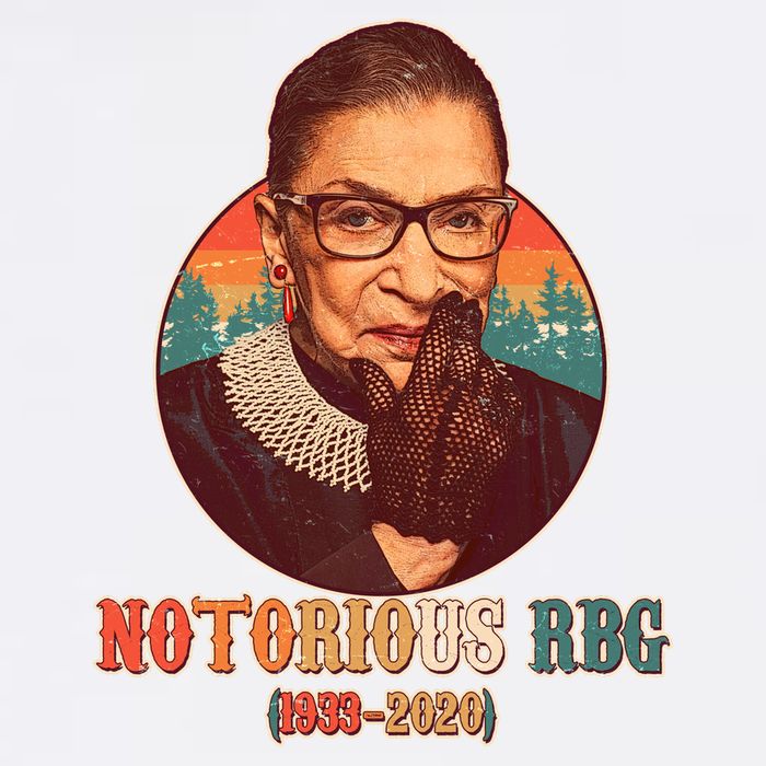 Notorious RBG 1933-2020 Ruth Bader Ginsburg Tribute Garment-Dyed Sweatshirt