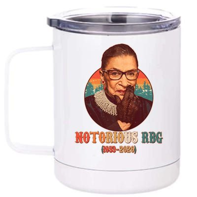 Notorious RBG 1933-2020 Ruth Bader Ginsburg Tribute 12 oz Stainless Steel Tumbler Cup