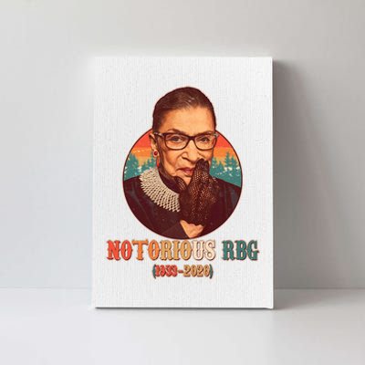 Notorious RBG 1933-2020 Ruth Bader Ginsburg Tribute Canvas